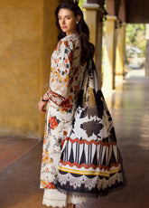 Elaf Chikankari Lawn Unstitched 3 Piece Suit - EL24CL ECT 2A